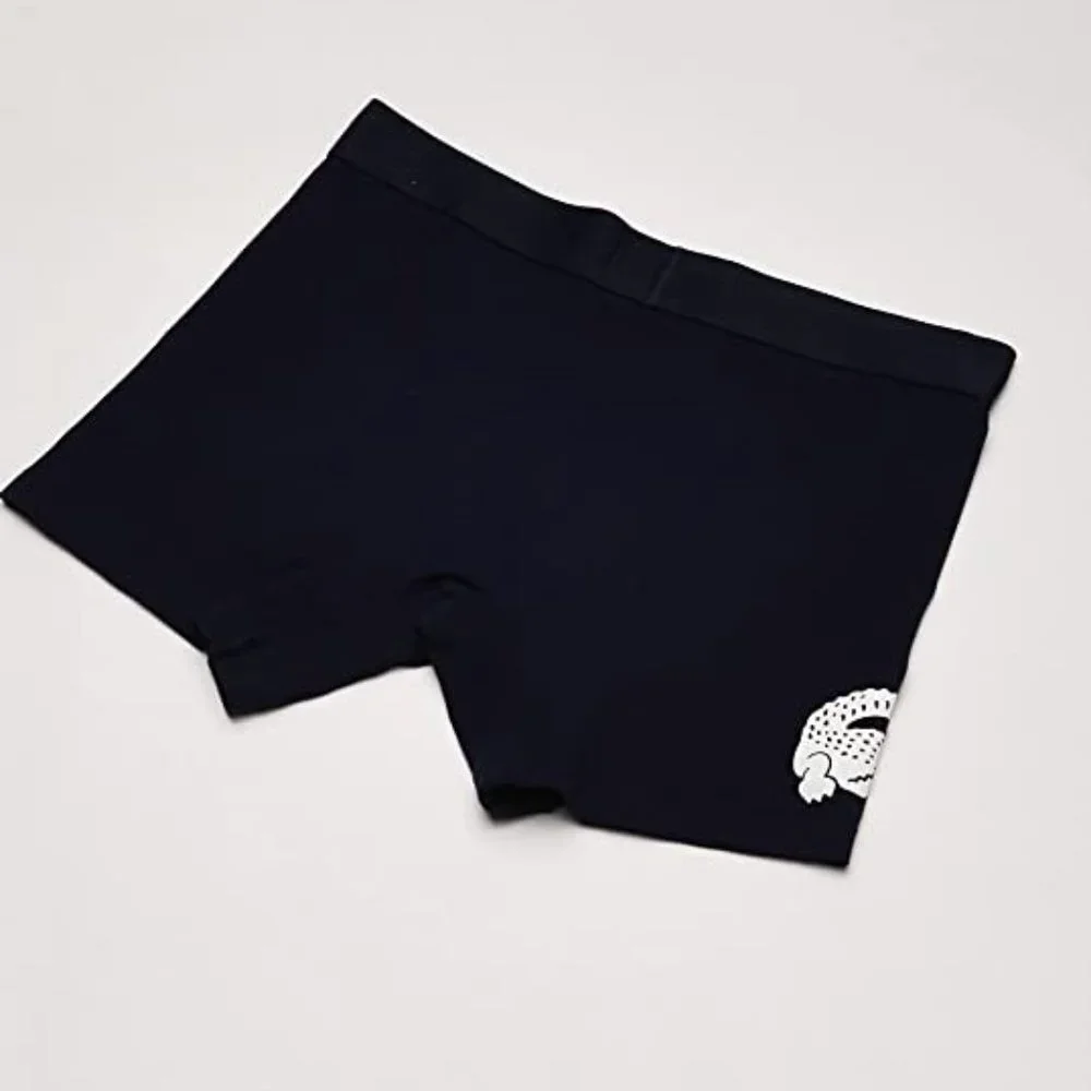 Lacoste  Crocodile Waist Long Stretch Cotton Boxer Brief 3-Pack